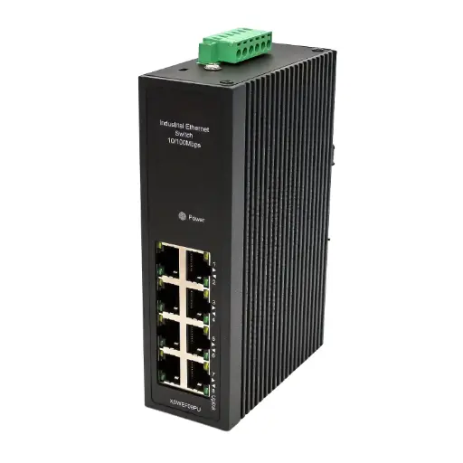 [XSWEF08PU] Industrial DIN-Rail Ethernet Switch 8 Port | XSWEF08PU