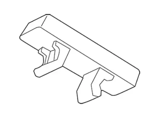 [41099] 5x12mm White Terminal Block Marker for AB Terminal Blocks 1492-J3 