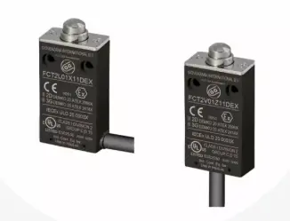 [FCT2L01Z11DEX] Hazardous Area Limit Switch | 10.5mm Metal End Plunger | Pre-Wired Horizontal Cable | 1NO+1NC Snap Action | ATEX / IECEx / UL HazLoc