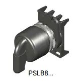 [PSLB8D0] 22mm SELECTOR SWITCH with LEVER | BLACK 0-1 90° On/Off